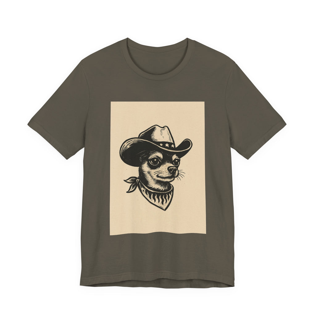 Cowboy Dog Graphic T-Shirt