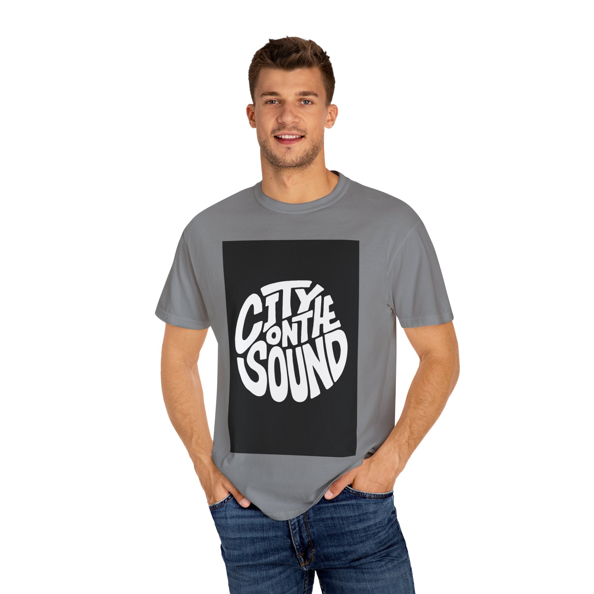 City on the Sound Garment-Dyed T-Shirt