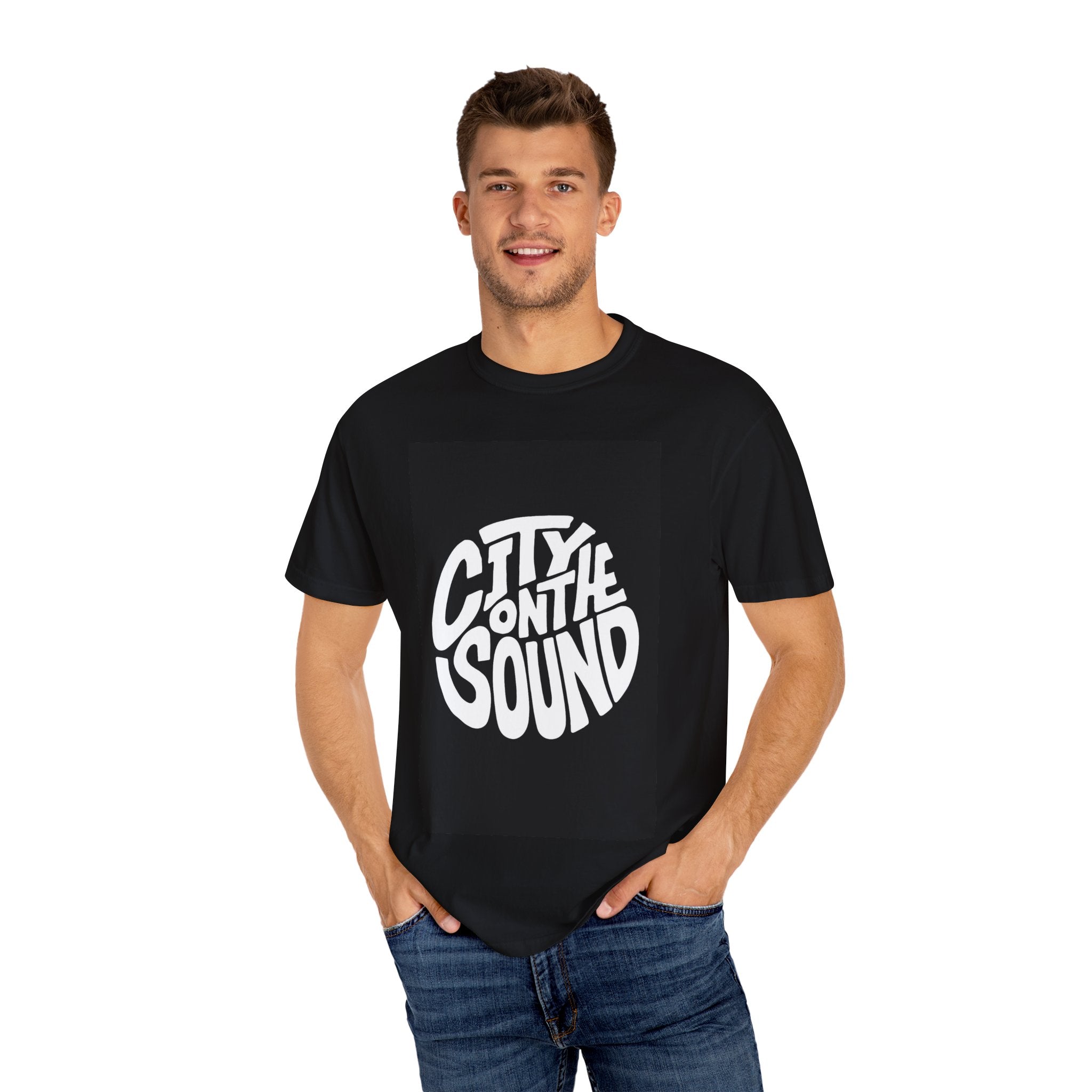 City on the Sound Garment-Dyed T-Shirt