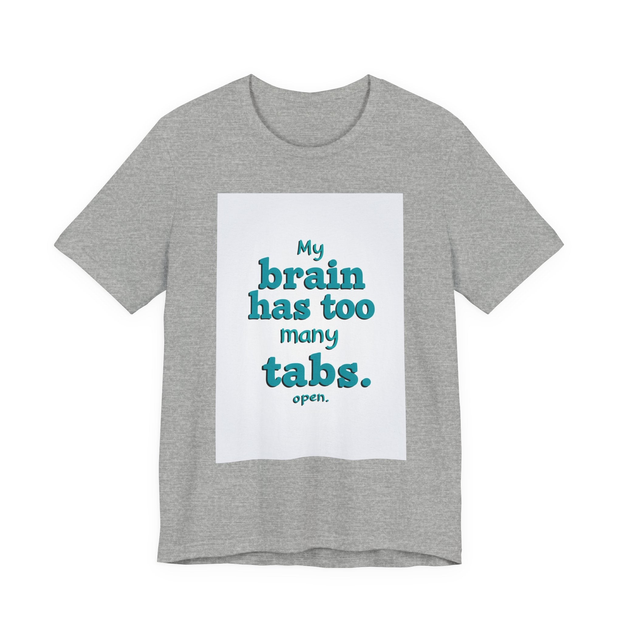 Funny Brain Tabs Unisex Tee  Design
