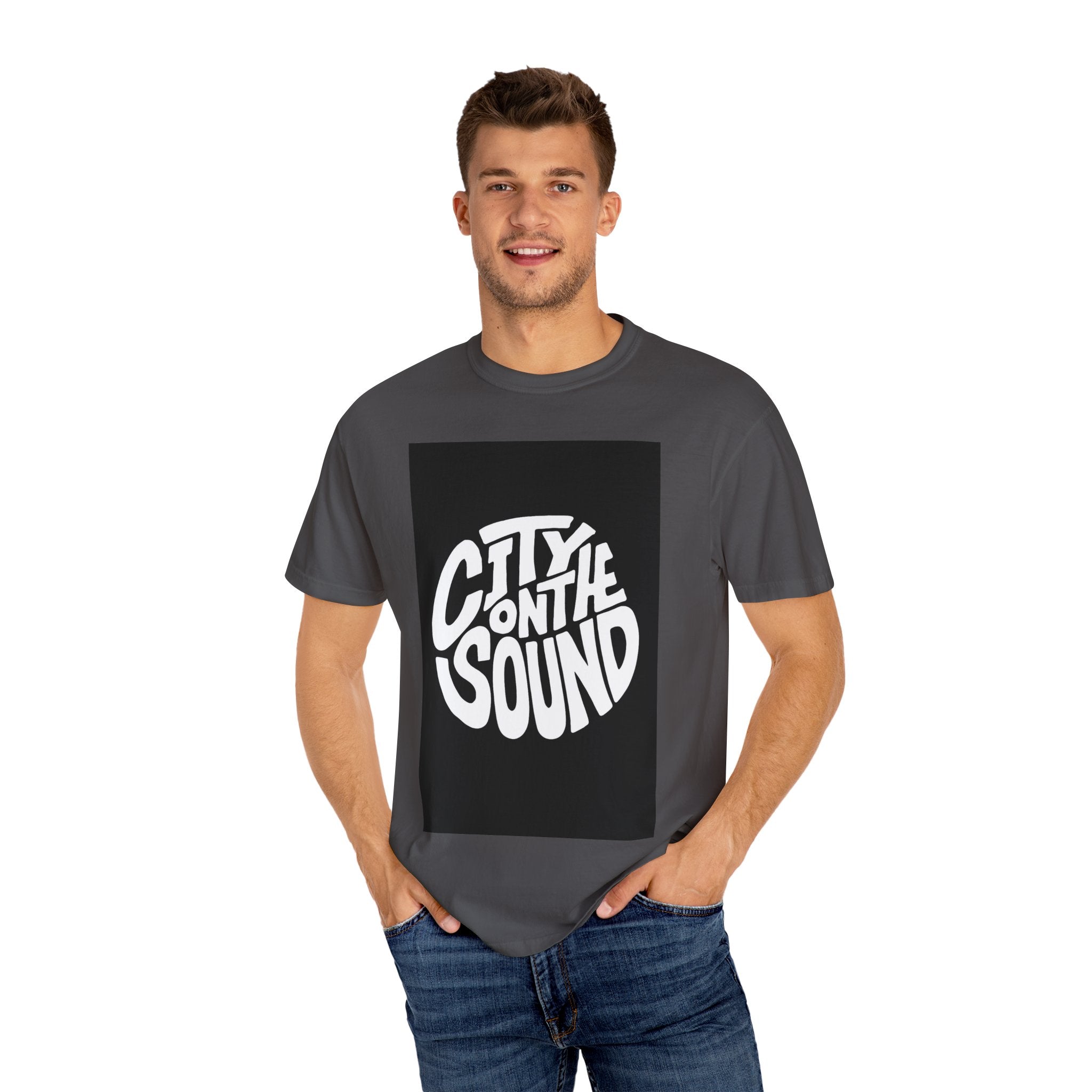 City on the Sound Garment-Dyed T-Shirt